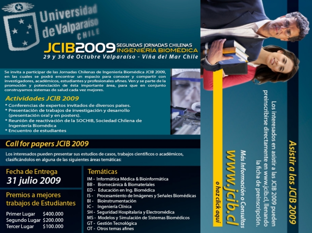 Segundas Jornadas de Ingeniería Biomédica, 2009